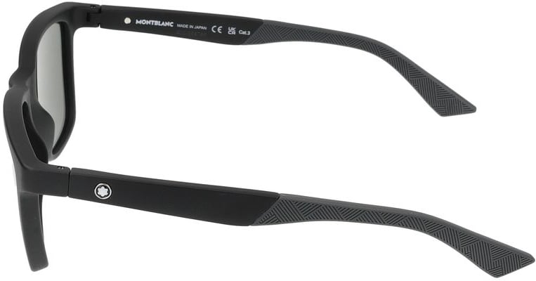 Montblanc Sunglasses Montblanc MB0399S 002 black black grey 55/18/145 Grijs
