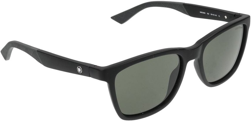 Montblanc Sunglasses Montblanc MB0399S 002 black black grey 55/18/145 Grijs