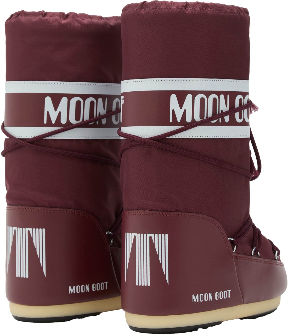 Moon Boot Moon Boot Mb Icon Nylon Boots Bordeaux 80d1400440 Rood