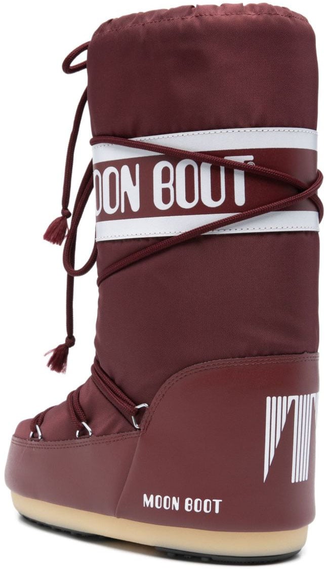 Moon Boot Boots Bordeaux Rood