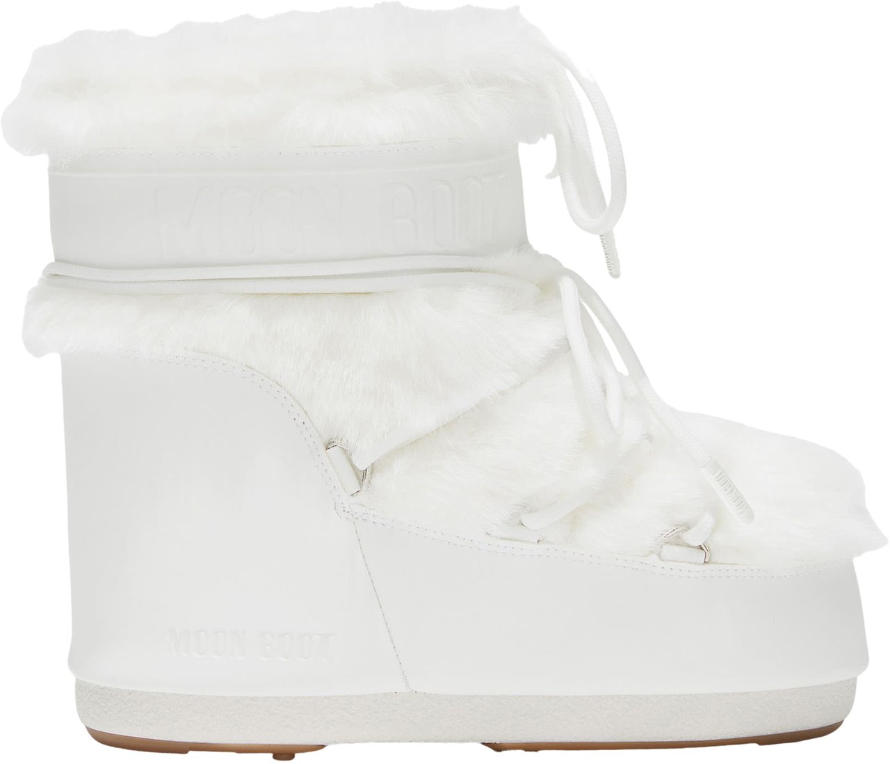 Moon Boot Moon Boot Mb Icon Low Faux Fur Boots Wit 80d1409390 Wit