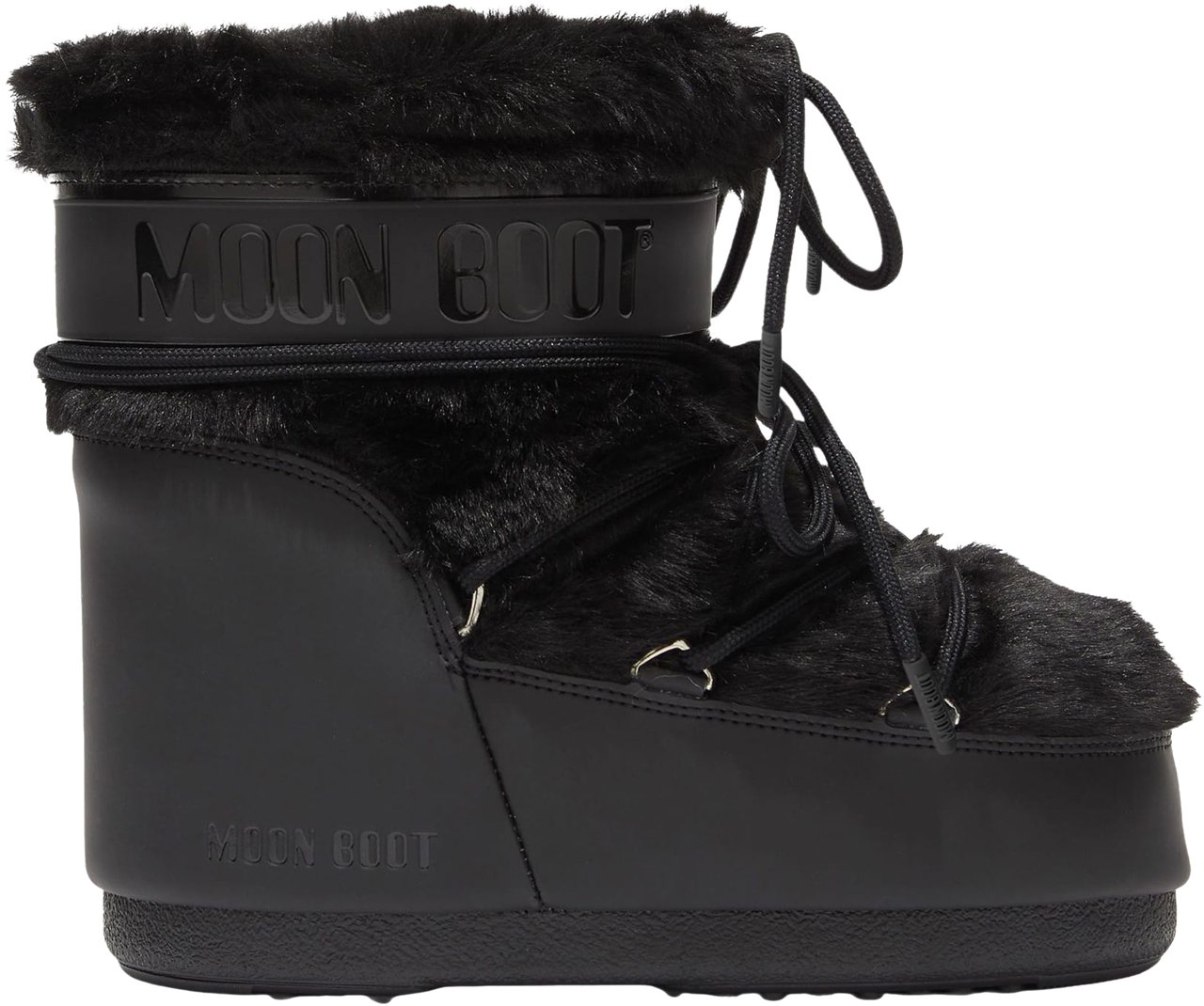 Moon Boot Moon Boot Mb Icon Low Faux Fur Boots Zwart 80d1409390 Zwart