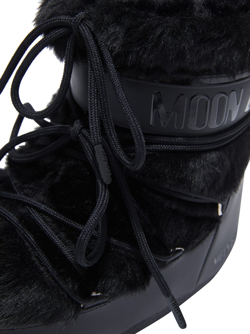 Moon Boot Icon Low Faux Fur Boots Zwart