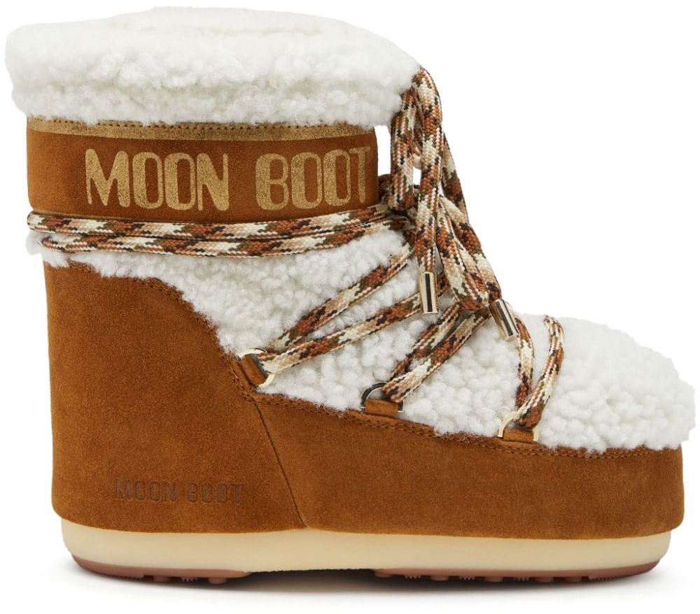 Moon Boot Boots Leather Brown Bruin