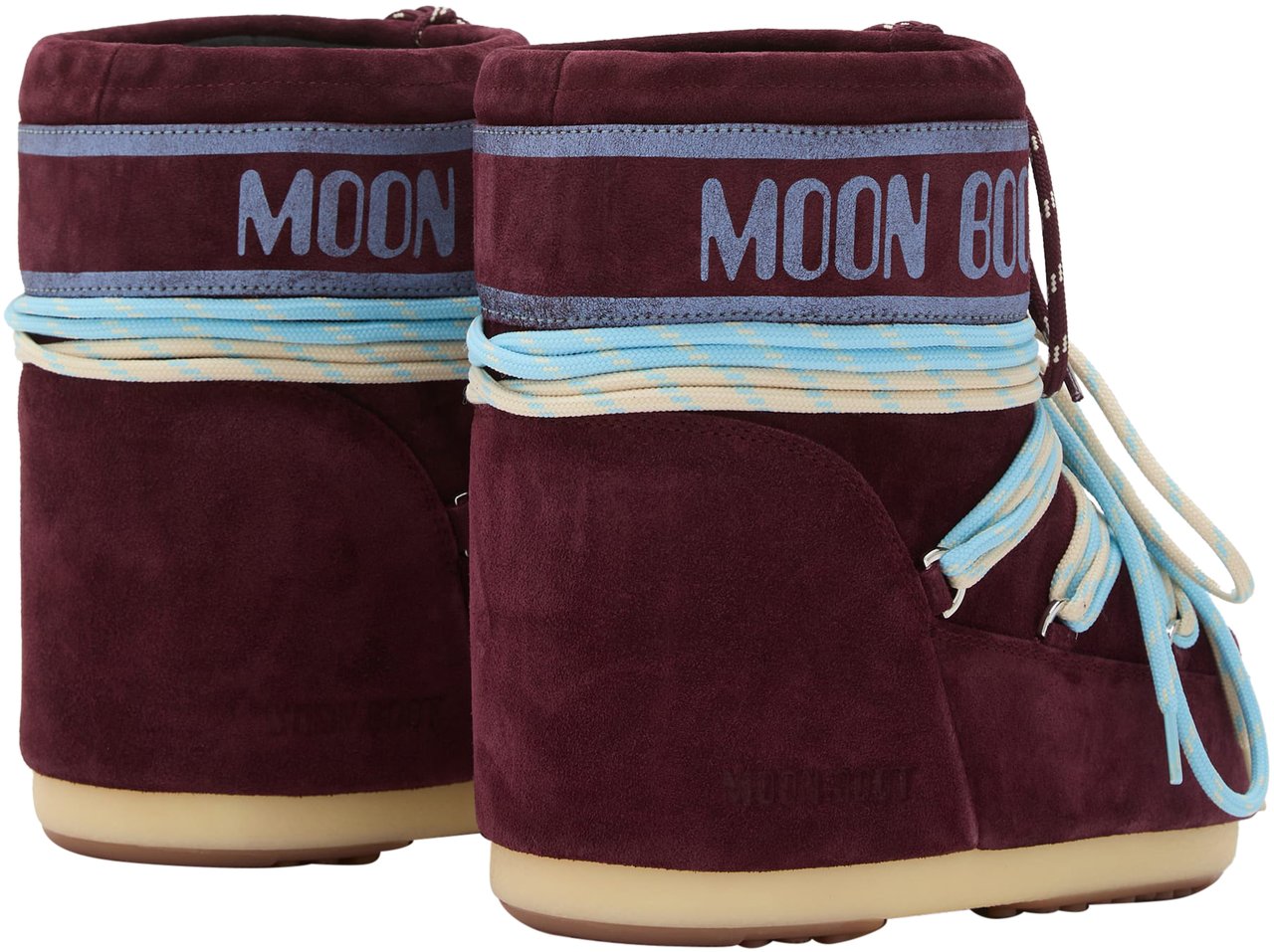 Moon Boot Icon Low Suede Laces Boots Rood