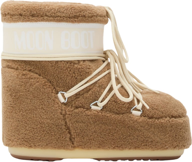 Moon Boot Icon Low Fleece Boots Beige