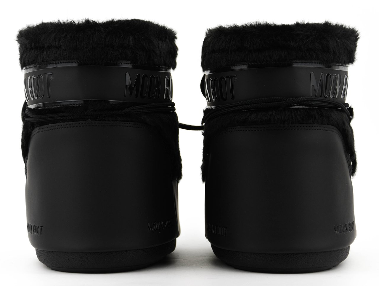 Moon Boot Moonboot Icon Low Faux Fur Black Zwart