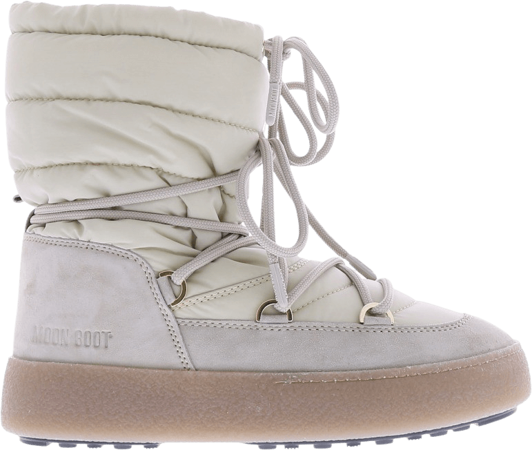 Moon Boot Dames Moon Boot Ltrack Suede Nylon Beige