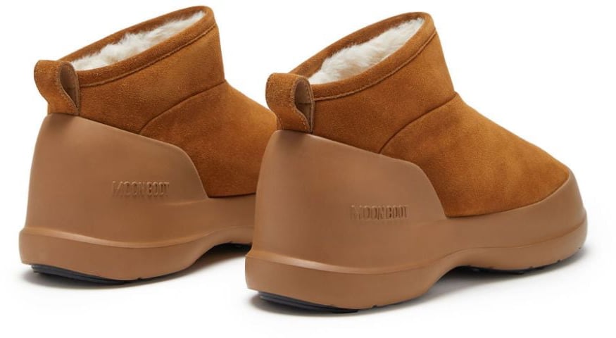 Moon Boot Boots Leather Brown Bruin