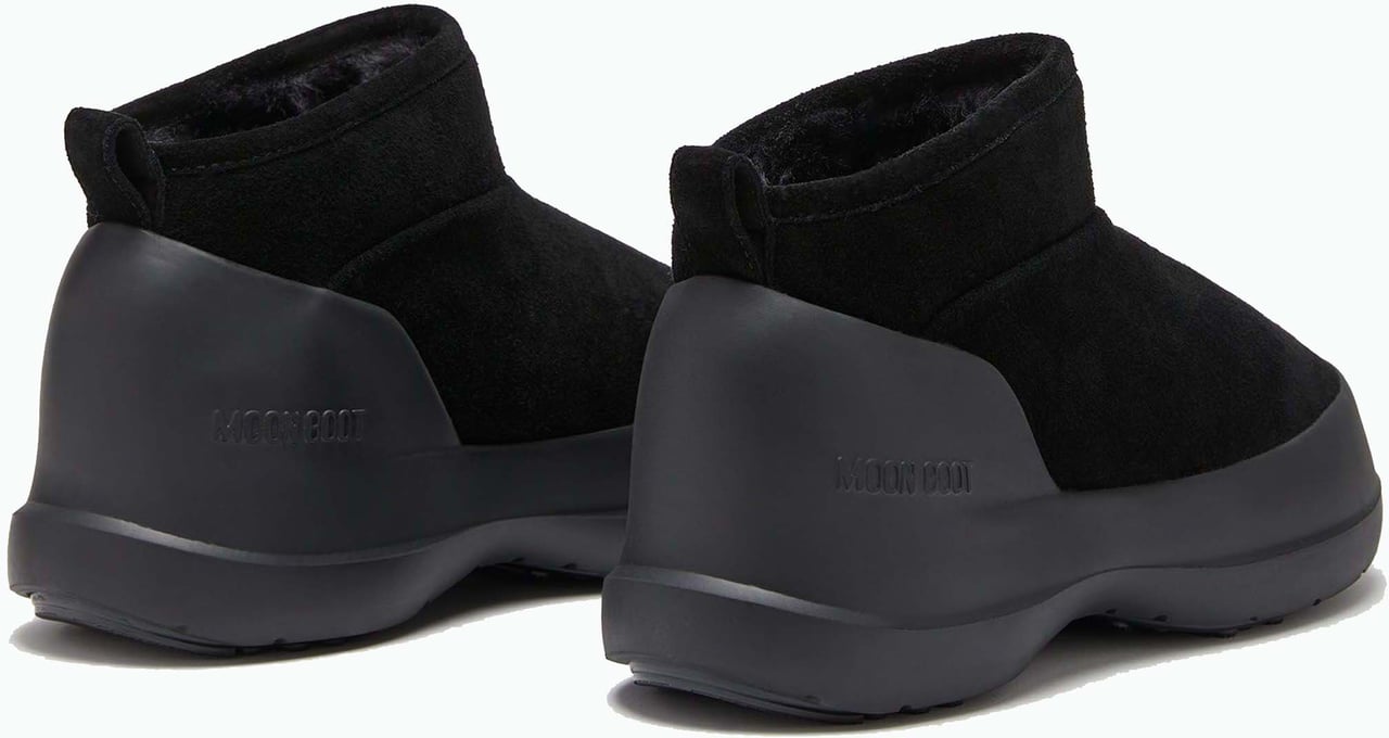 Moon Boot Luna Low Boots Suede Zwart