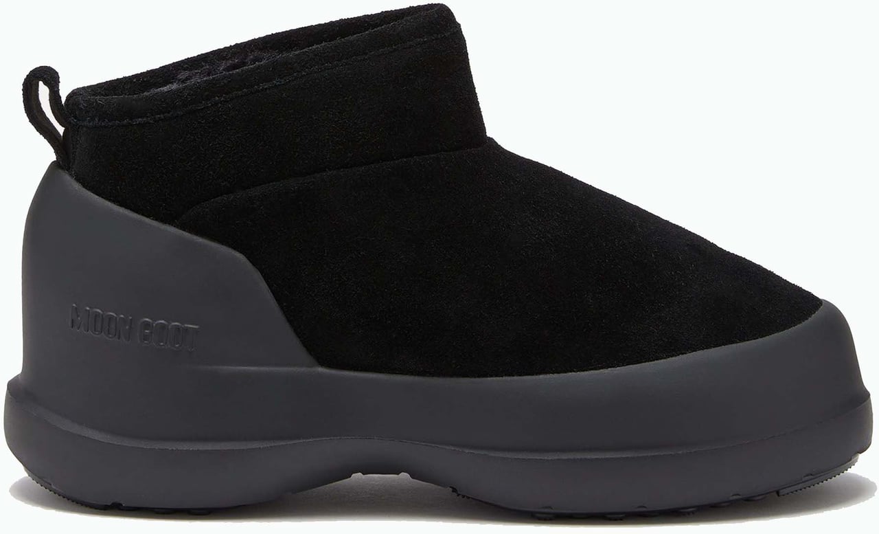 Moon Boot Luna Low Boots Suede Zwart