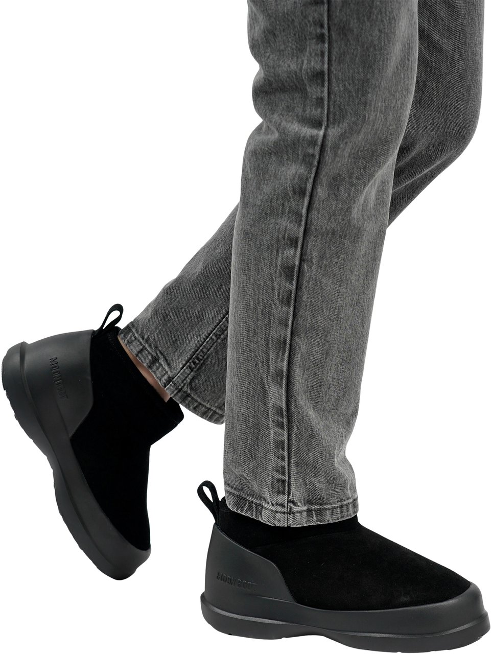 Moon Boot Luna Low Boots Suede Zwart