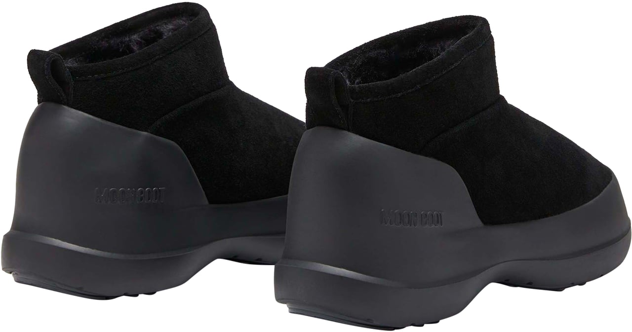 Moon Boot Luna Low Boots Suede Zwart