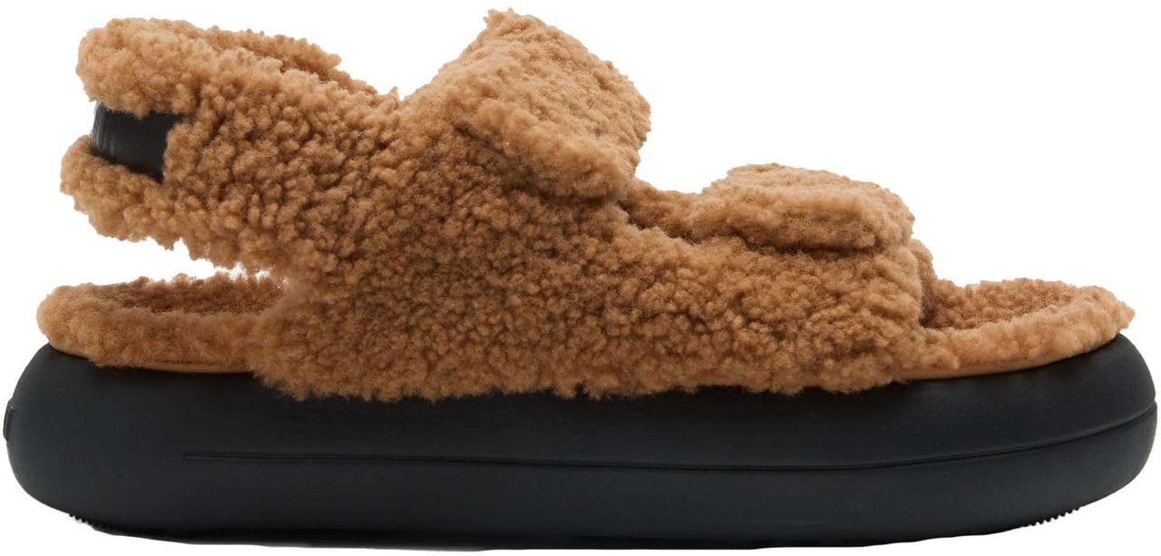 Moon Boot Shearling Sandal Boots Wit