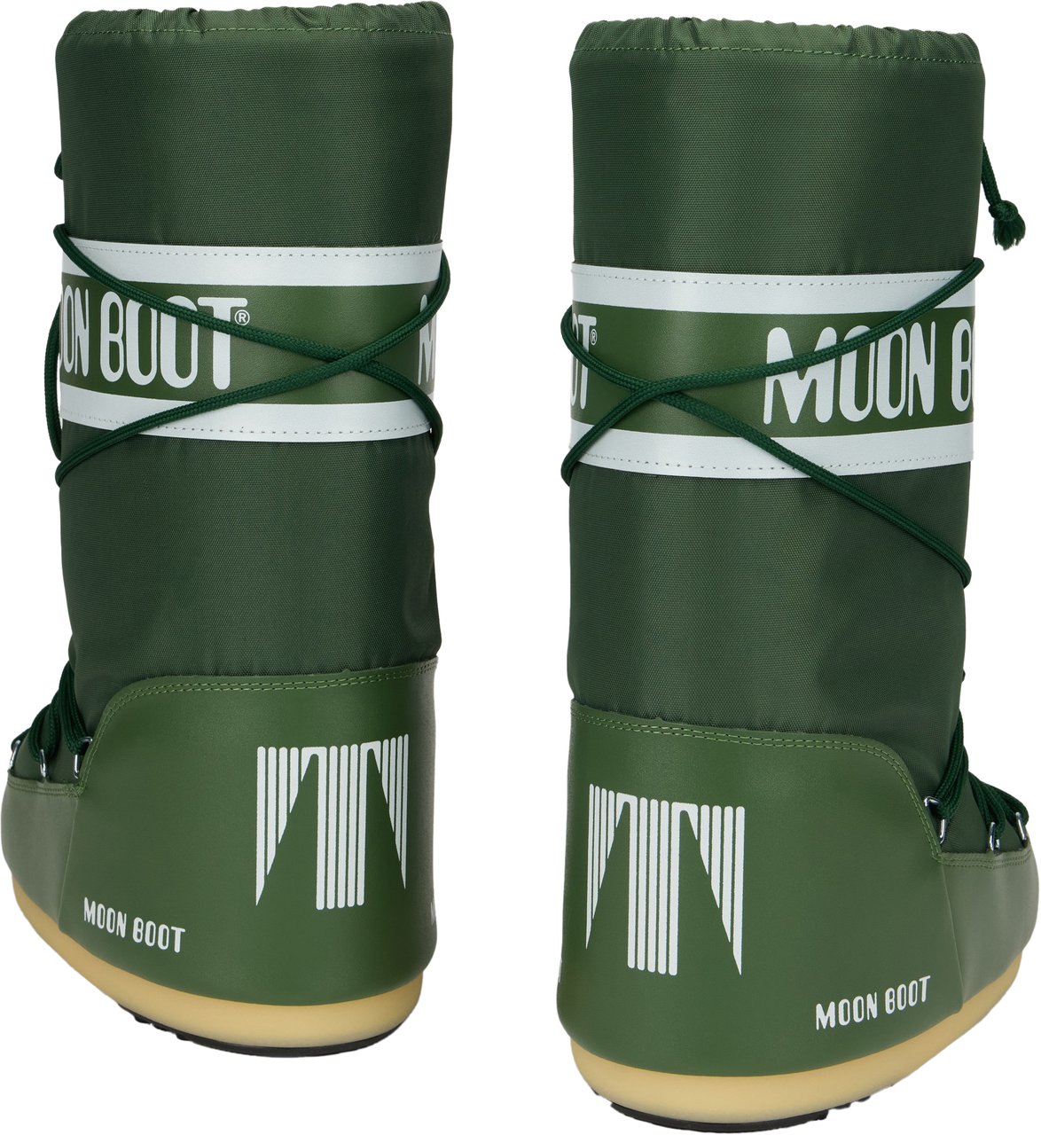 Moon Boot Icon boot in nylon Groen