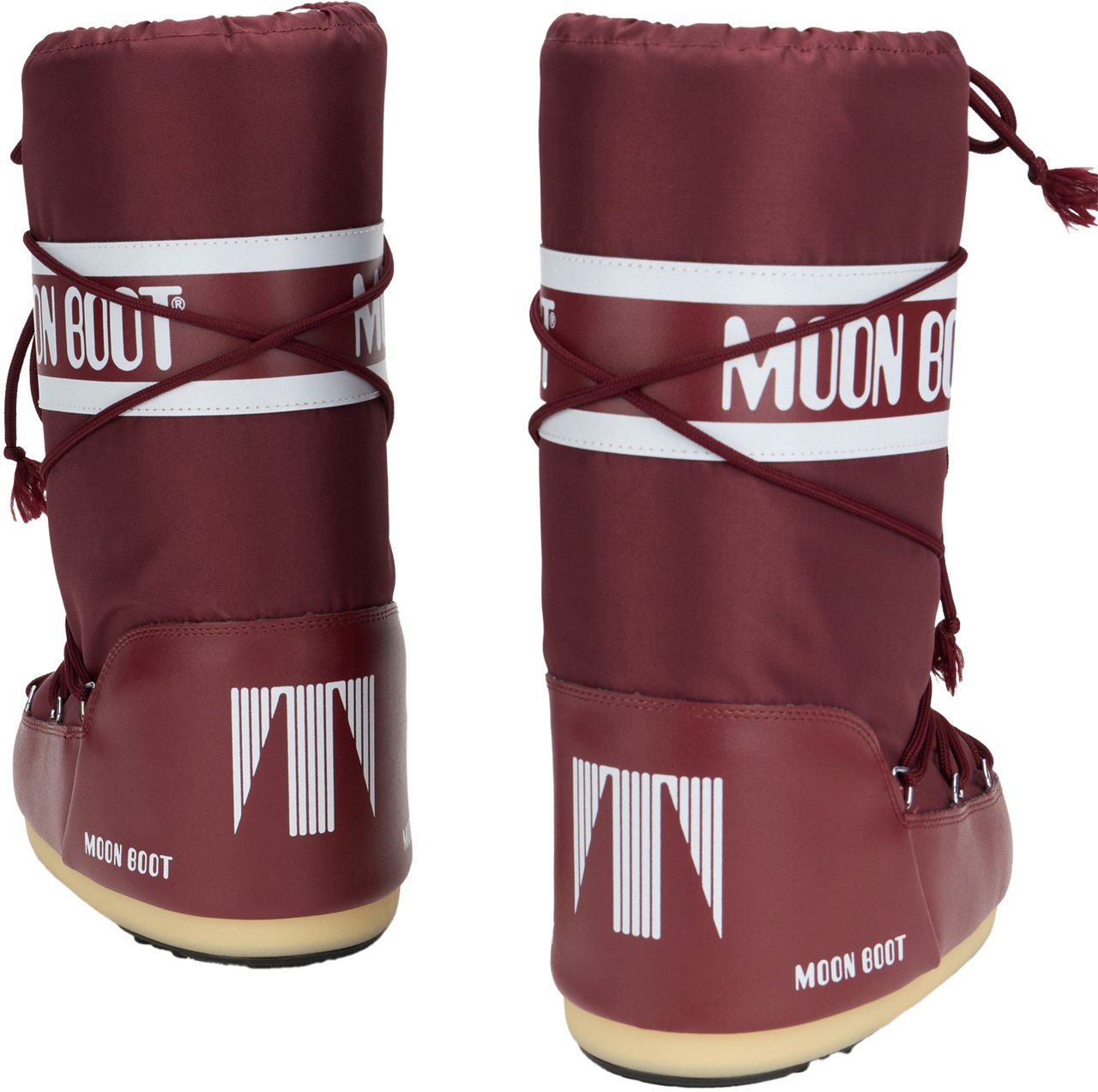Moon Boot Icon boot in nylon Rood
