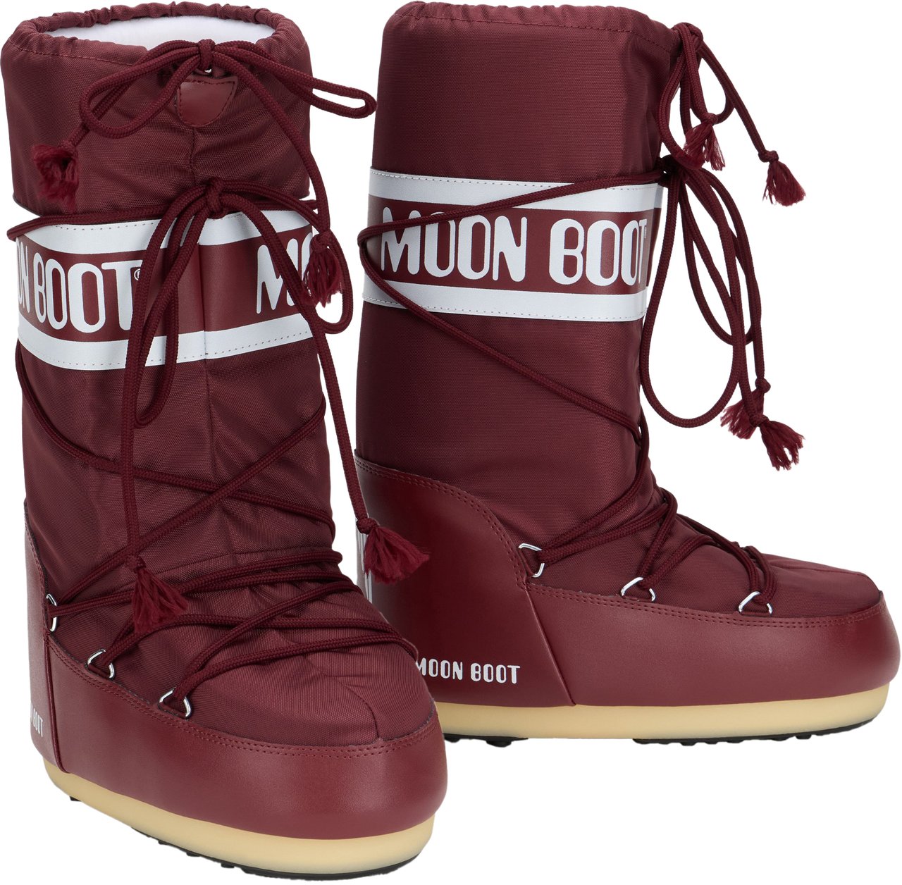 Moon Boot Icon boot in nylon Rood