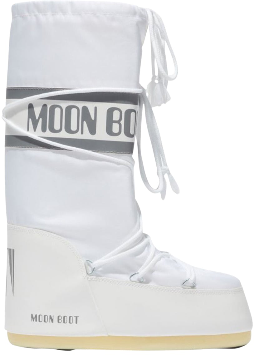 Moon Boot Moon Boot Mb Icon Nylon Boots Wit 80d1400440 Wit
