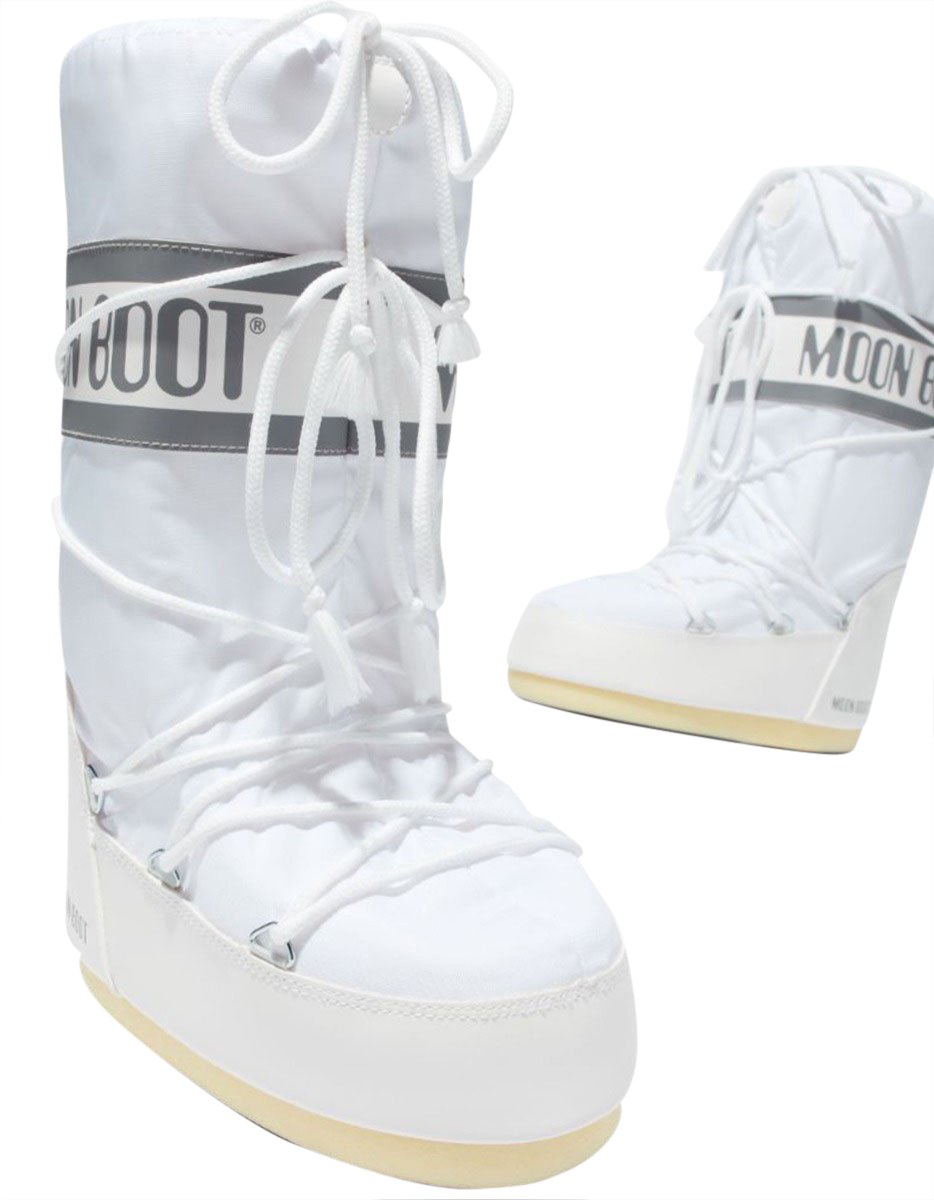 Moon Boot Moon Boot Mb Icon Nylon Boots Wit 80d1400440 Wit
