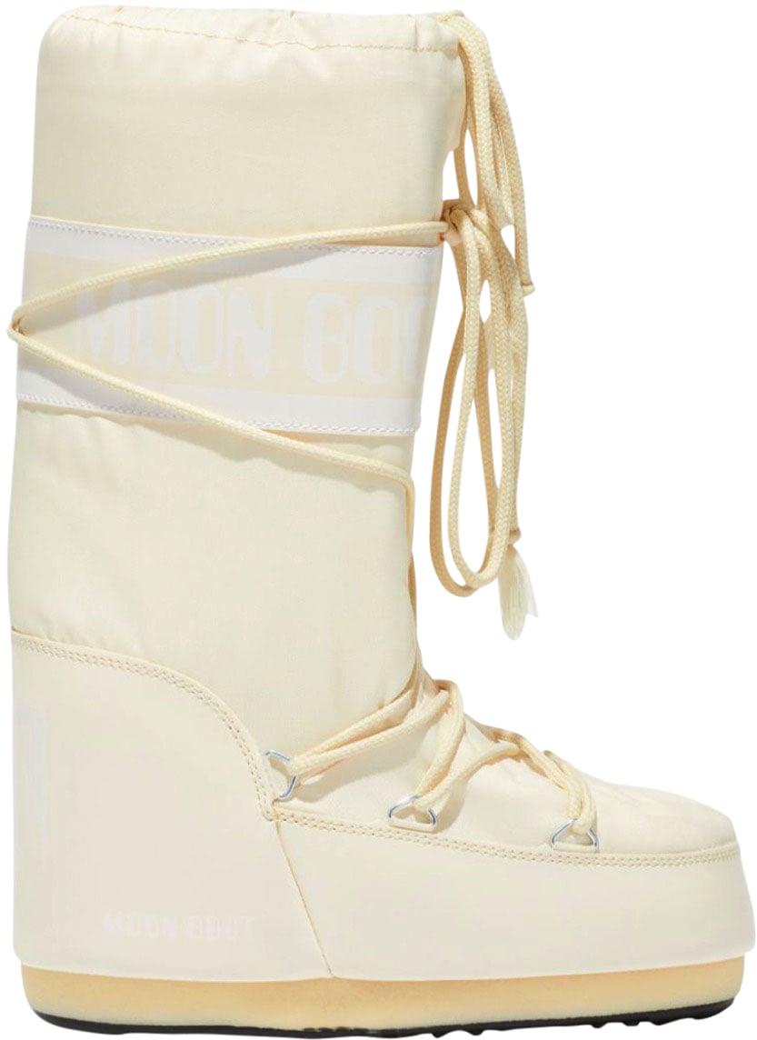 Moon Boot Moon Boot Mb Icon Nylon Boots Creme 80d1400440 Beige