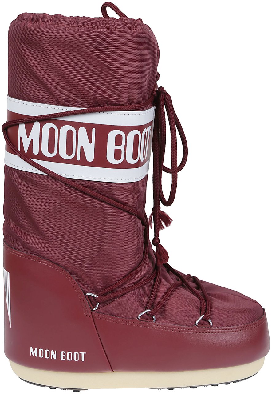 Moon Boot Icon Boots Red Rood