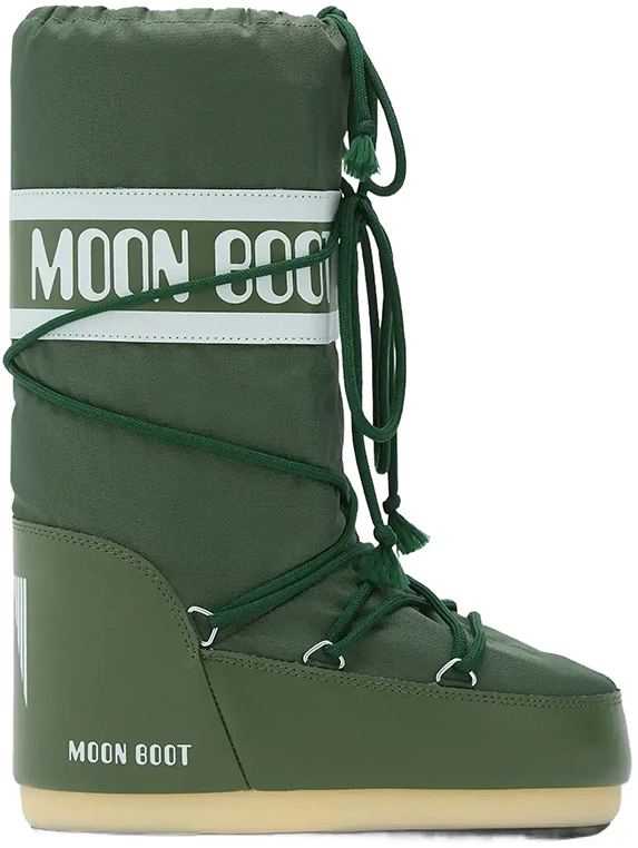 Moon Boot MB ICON NYLON FOREST GREEN Groen