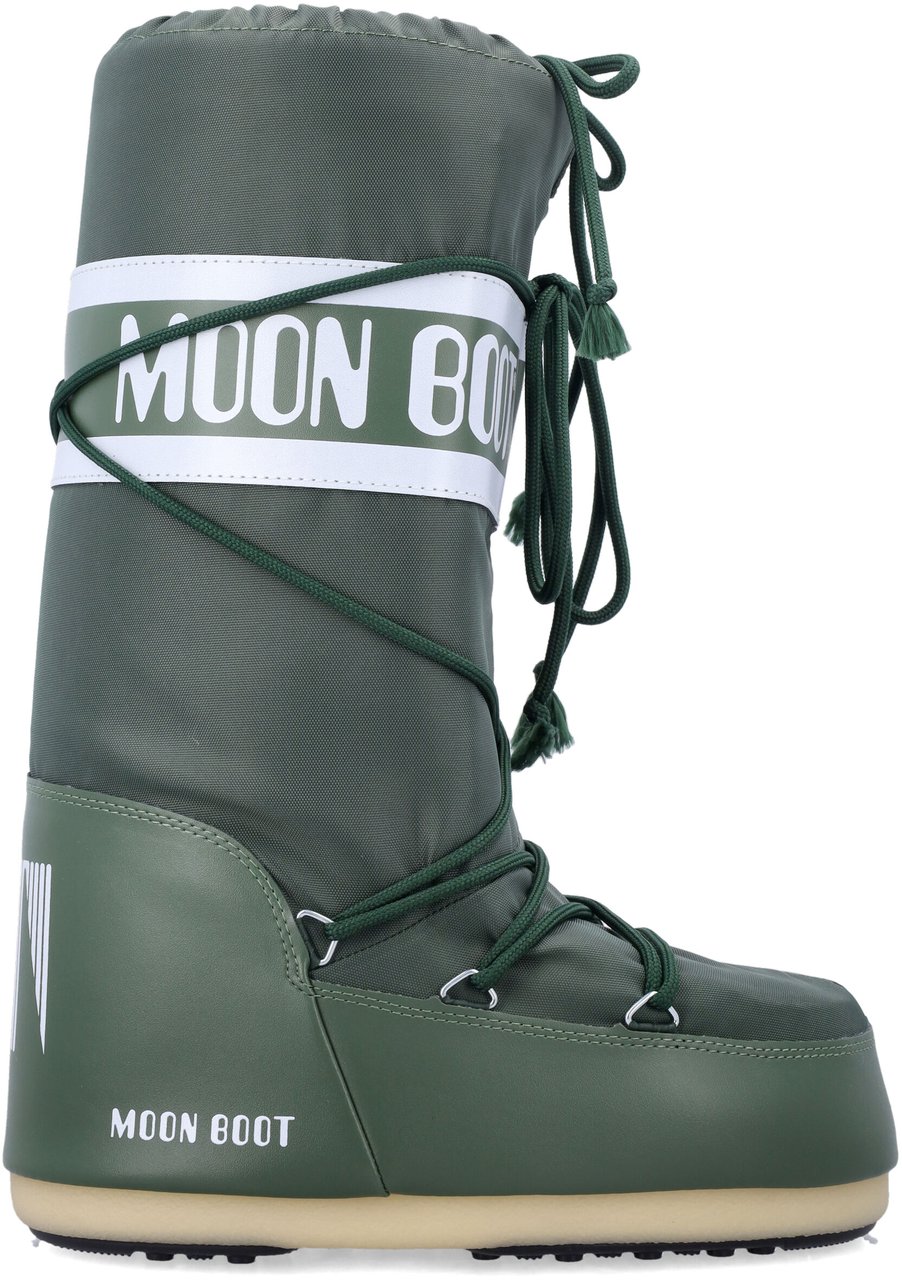 Moon Boot Classic Icon Nylon Forest Green Groen