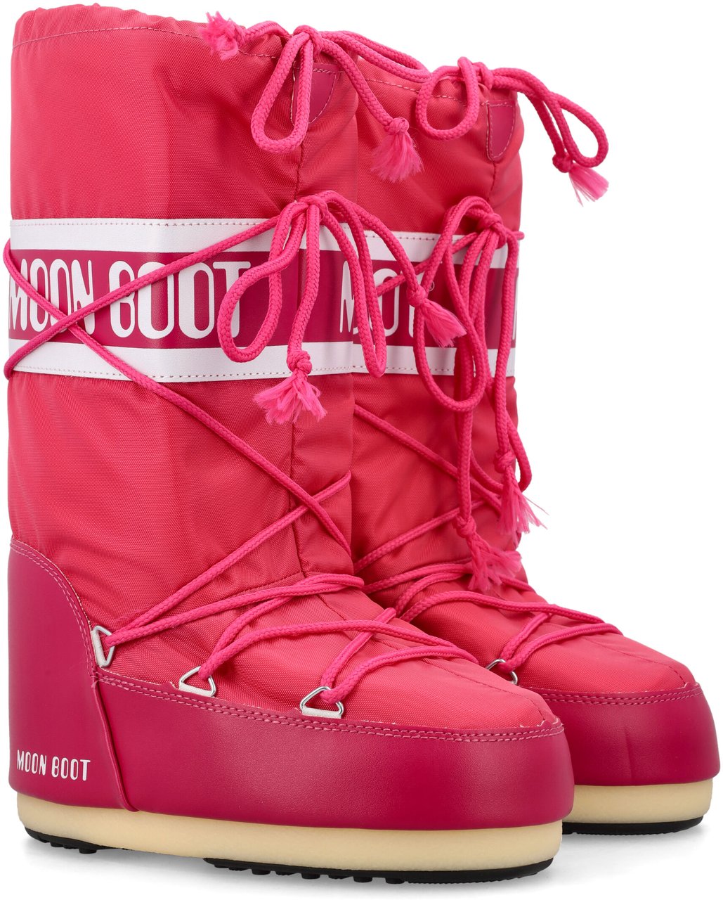 Moon Boot Classic Icon Nylon Bougainvellea Roze
