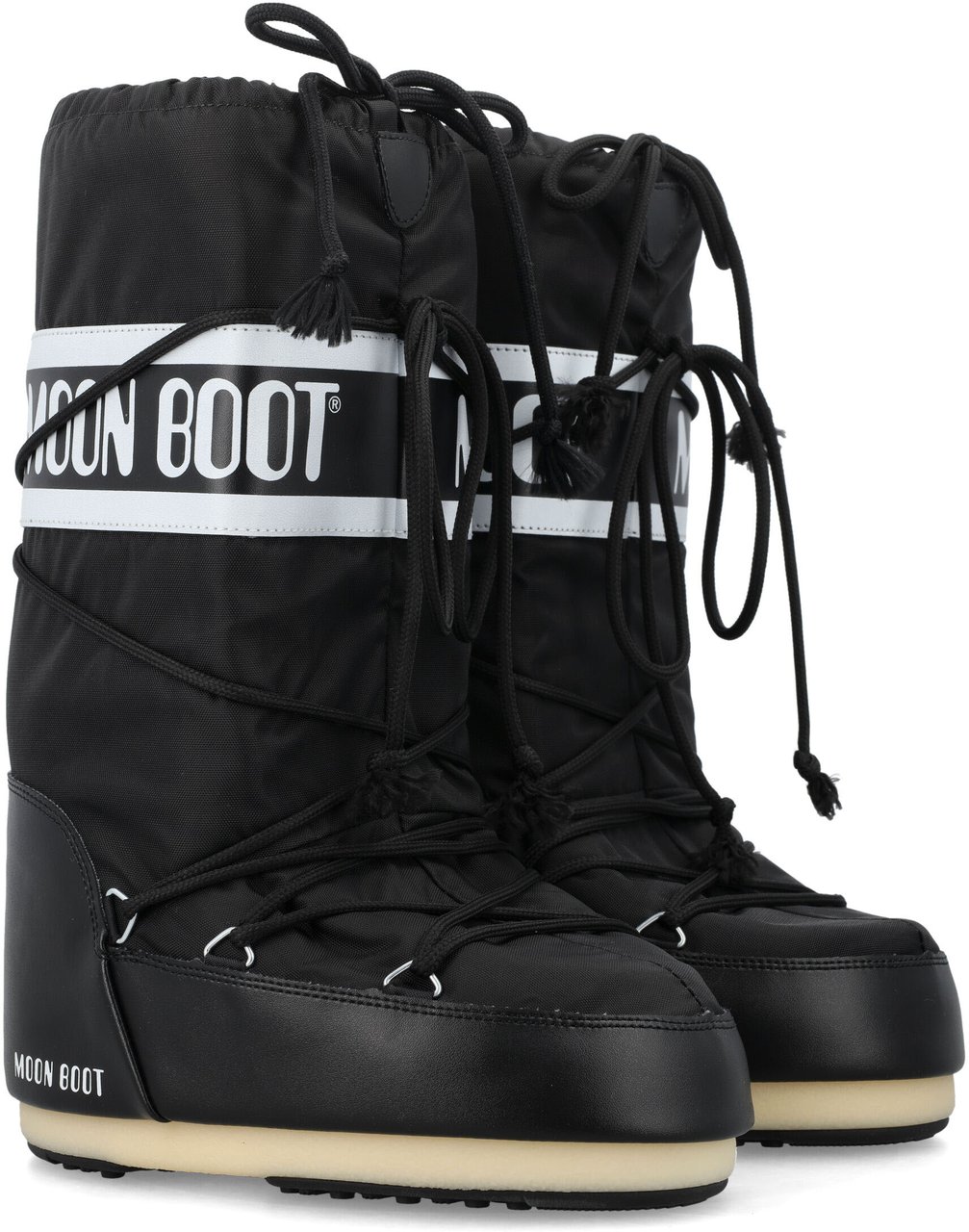 Moon Boot Classic Icon Nylon Nero Zwart