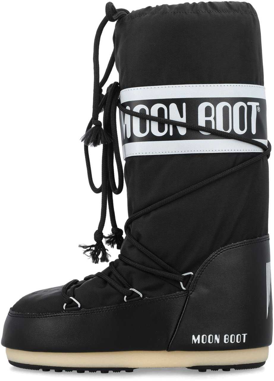 Moon Boot Classic Icon Nylon Nero Zwart