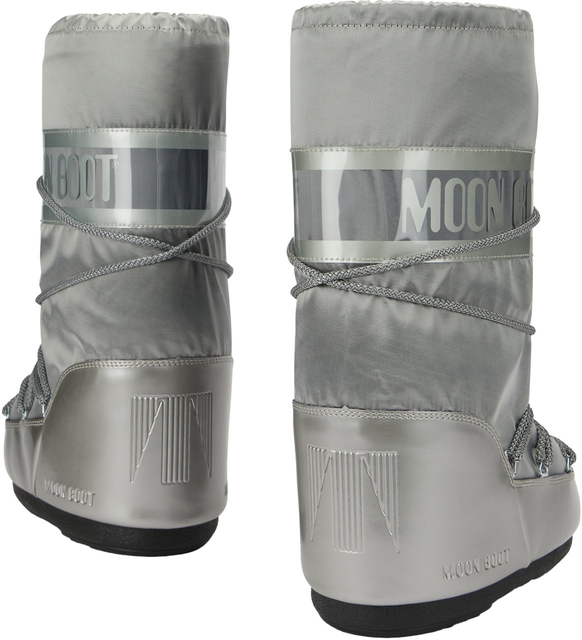 Moon Boot Icon Glance boot in nylon Zilver