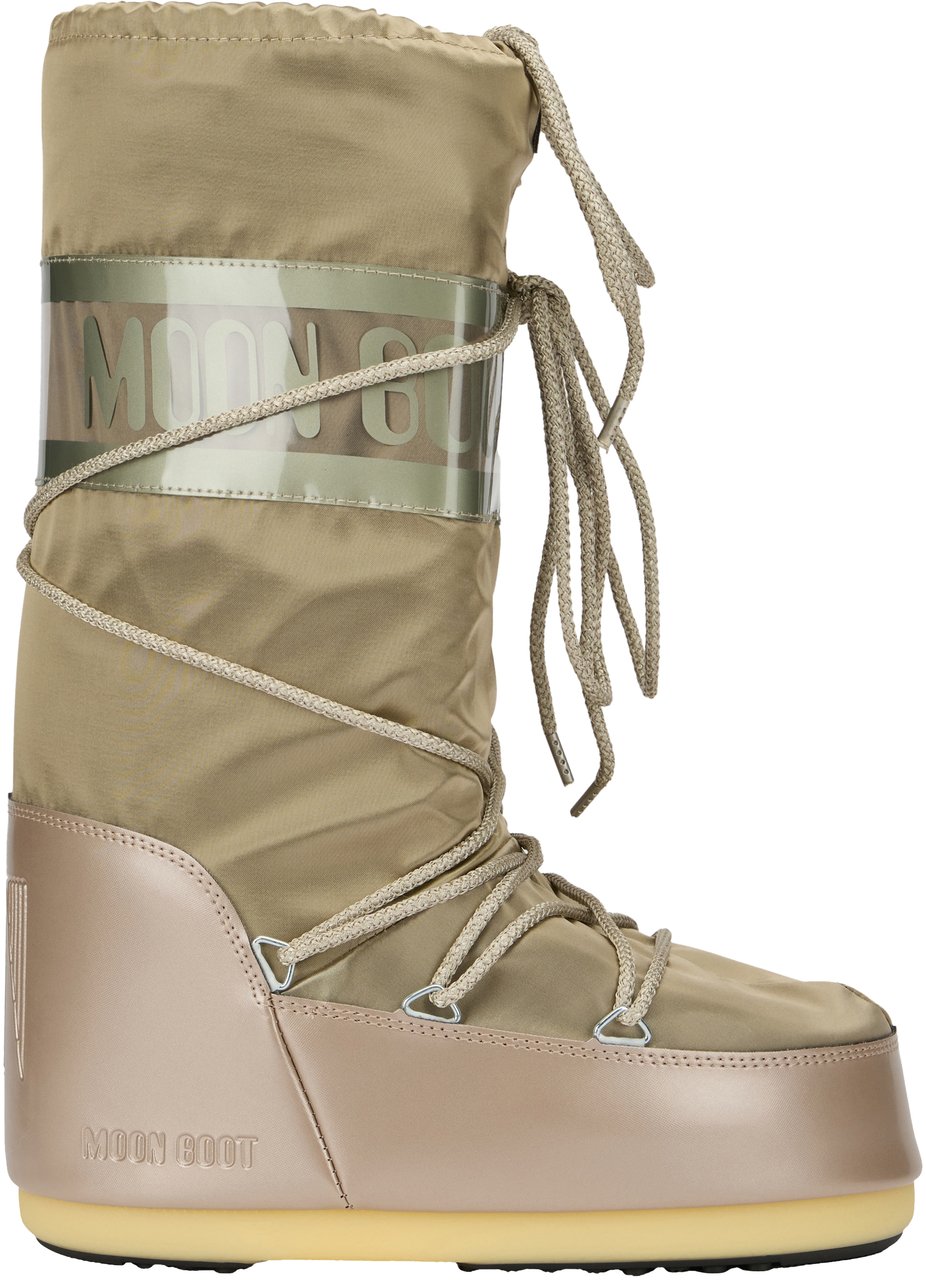 Moon Boot Icon Glance boot in nylon Beige
