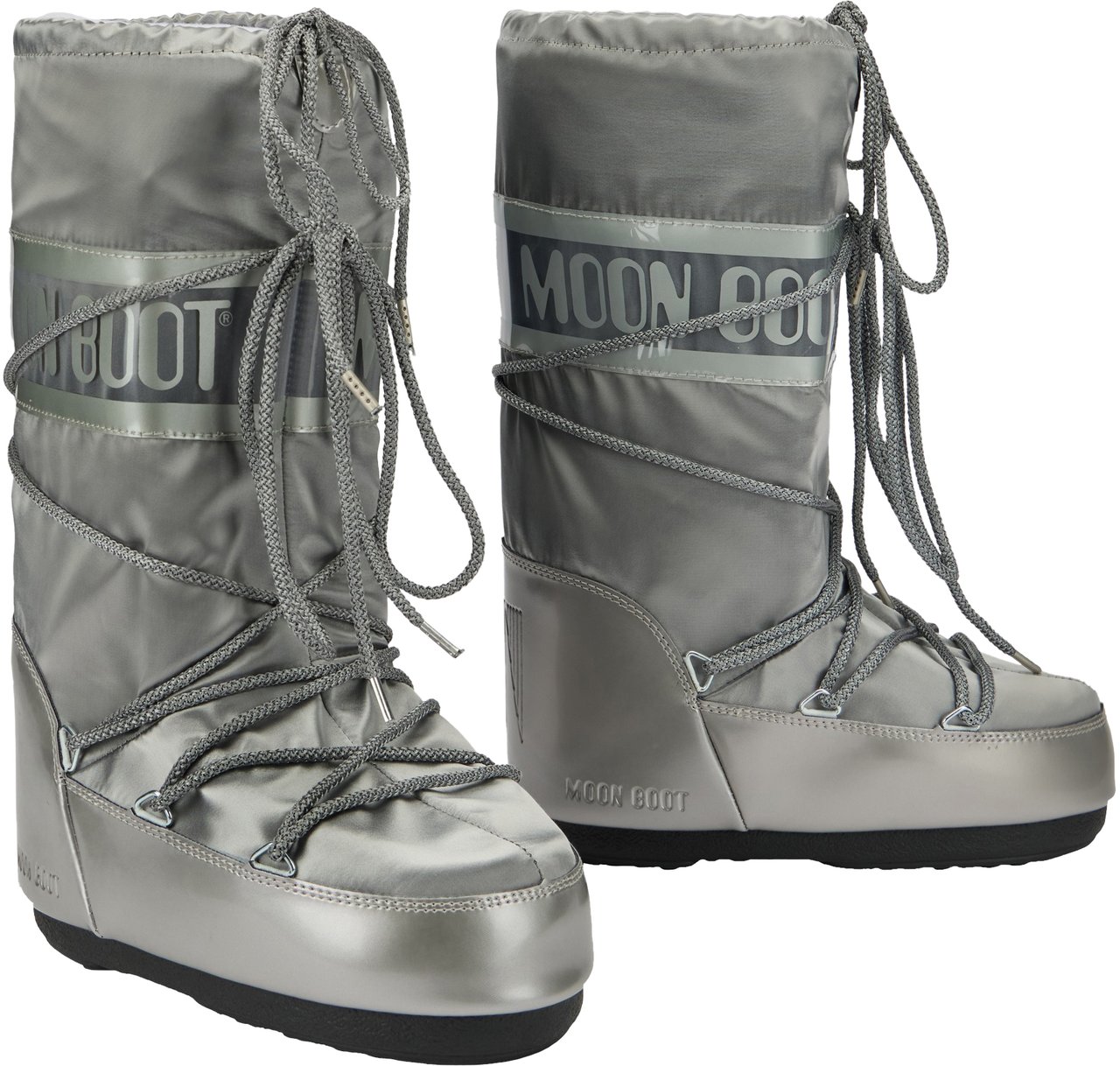Moon Boot Icon Glance boot in nylon Zilver