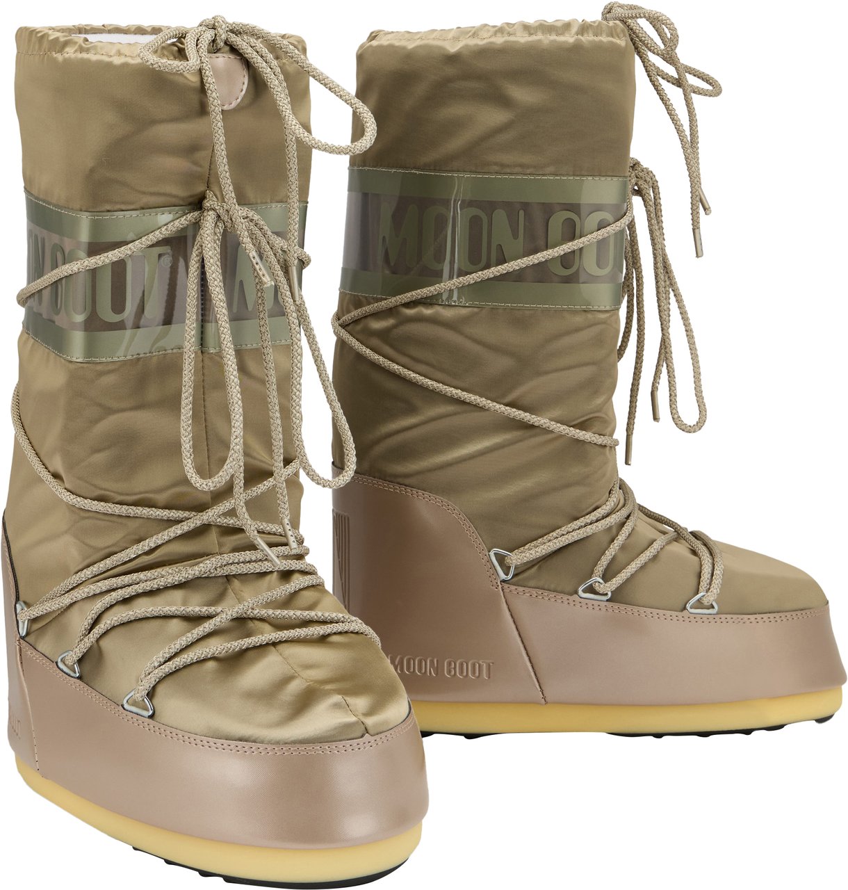 Moon Boot Icon Glance boot in nylon Beige