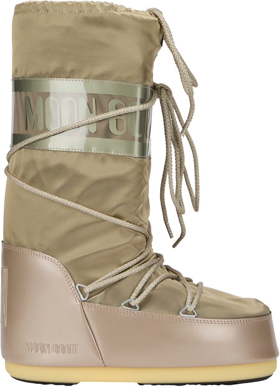 Moon Boot Icon Glance boot in nylon Beige
