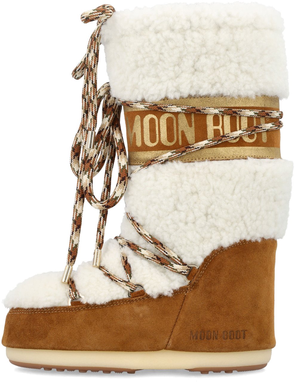 Moon Boot Classic Icon Shearling Beige Beige