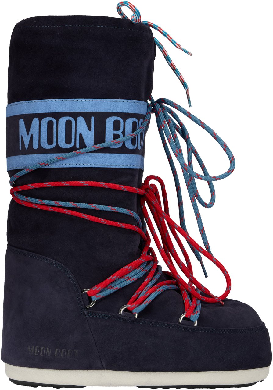 Moon Boot Icon suede boots Blauw