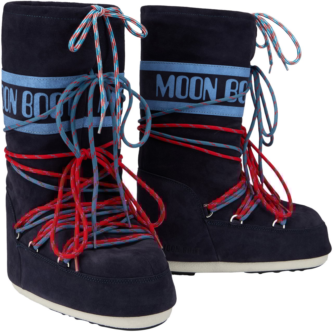 Moon Boot Icon suede boots Blauw