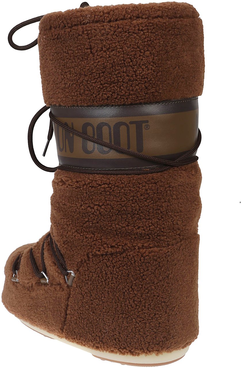 Moon Boot Icon Teddy Boots Brown Bruin