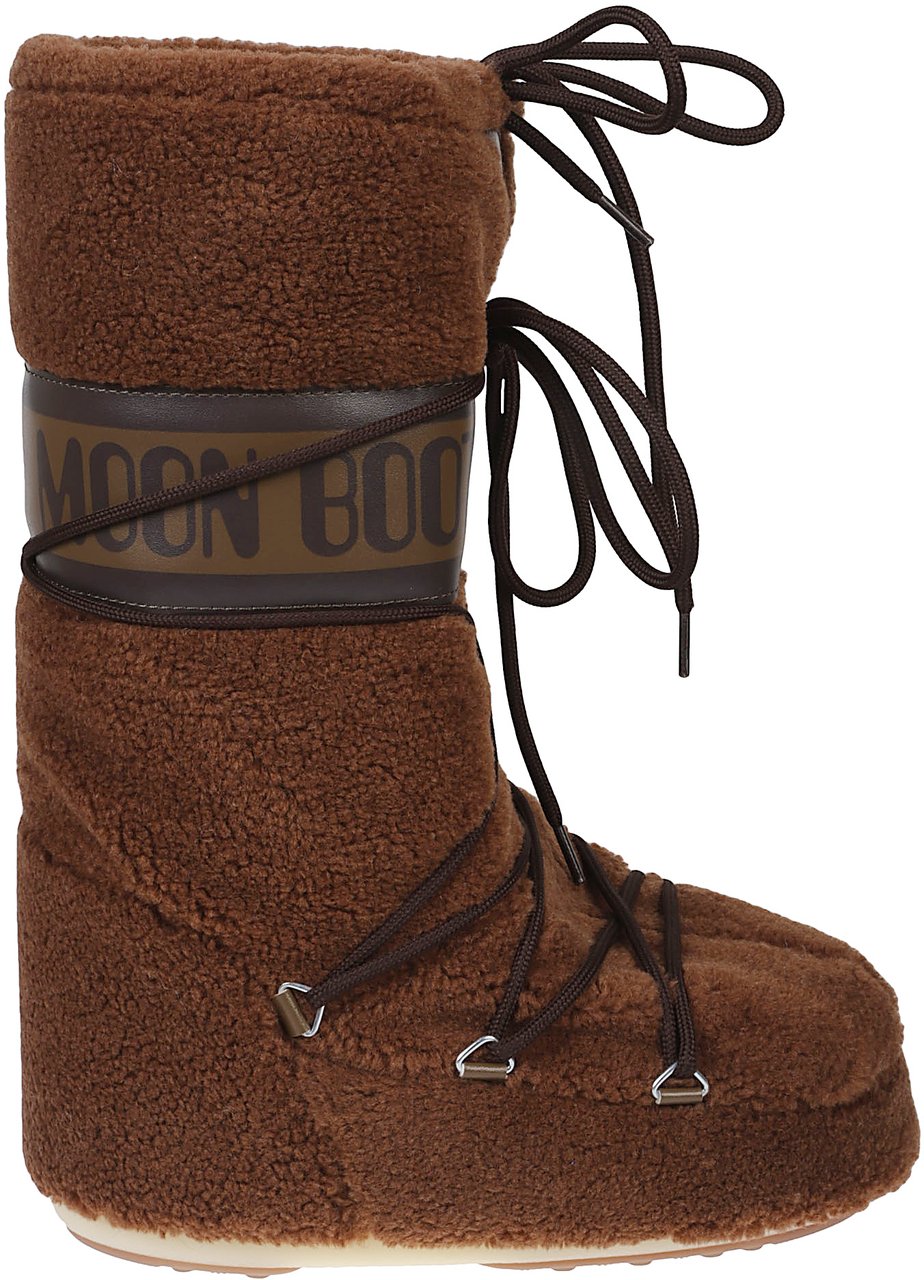 Moon Boot Icon Teddy Boots Brown Bruin