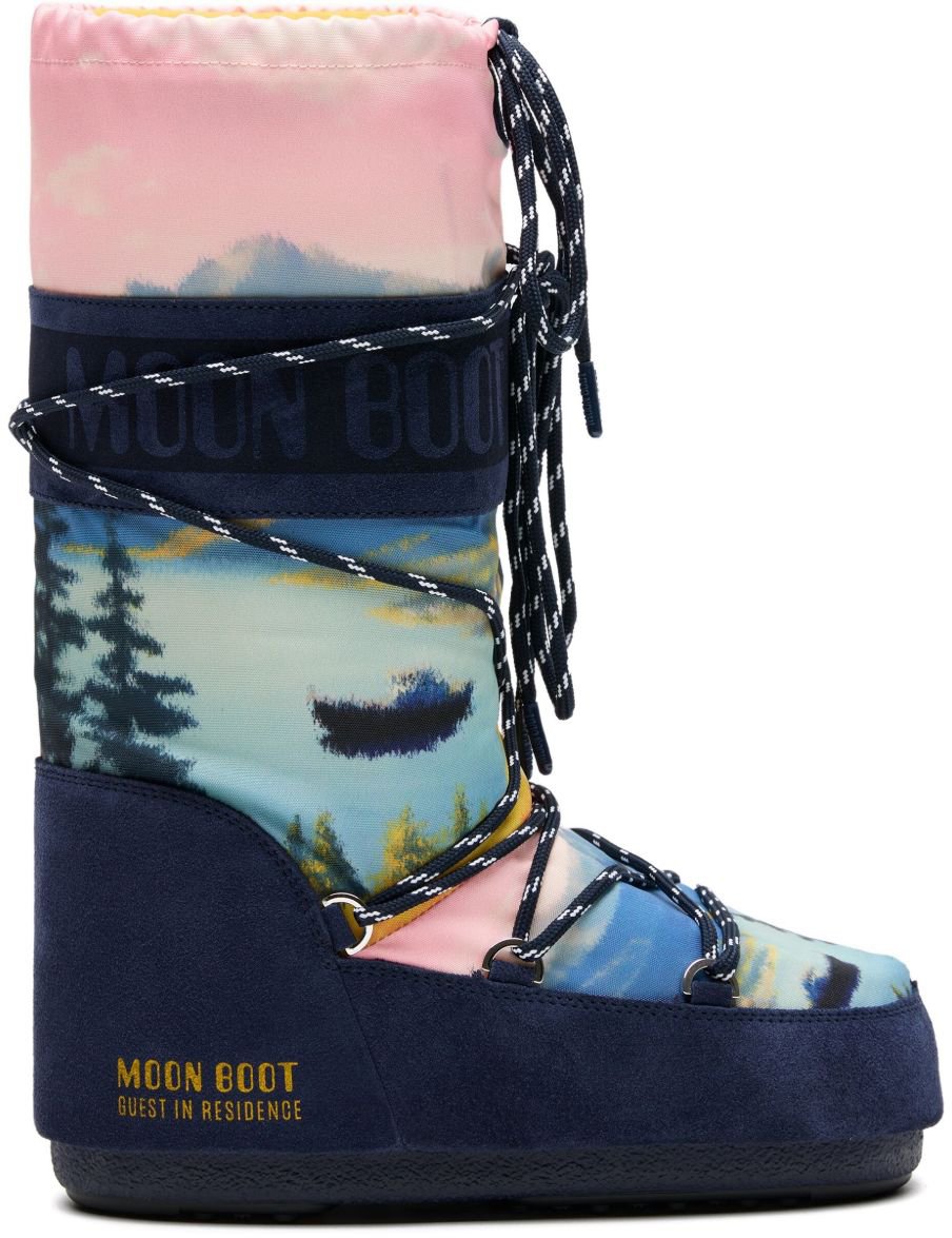 Moon Boot Boots Blue Blauw