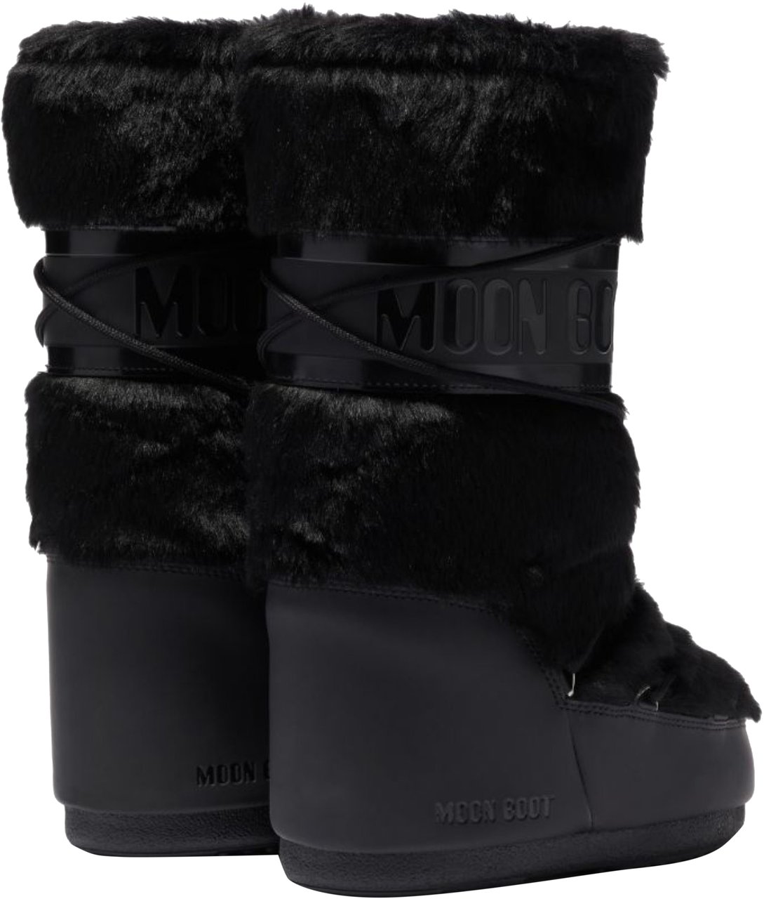 Moon Boot Moon Boot Mn Icon Faux Fur Boots Zwart 80d1408900 Zwart