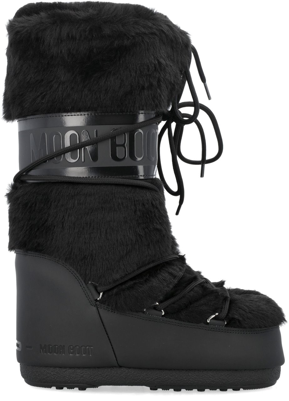 Moon Boot Classic Icon Eco Fur Nero Zwart
