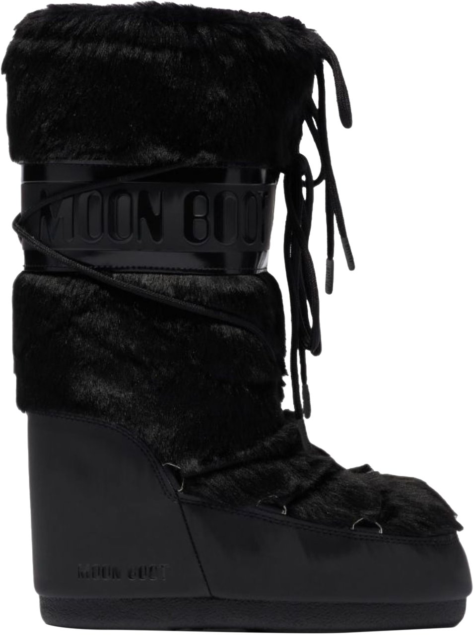 Moon Boot Moon Boot Mn Icon Faux Fur Boots Zwart 80d1408900 Zwart