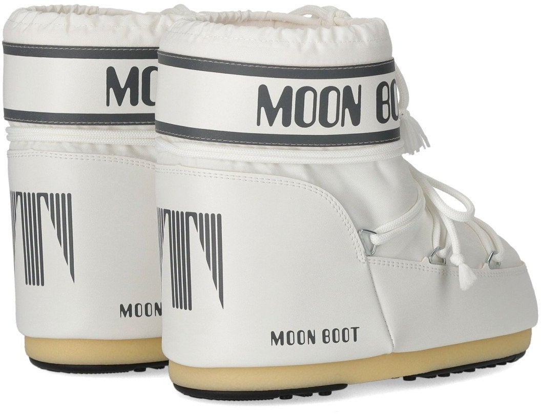 Moon Boot MOON BOOT ICON LOW NYLON SNOW BOOT Wit