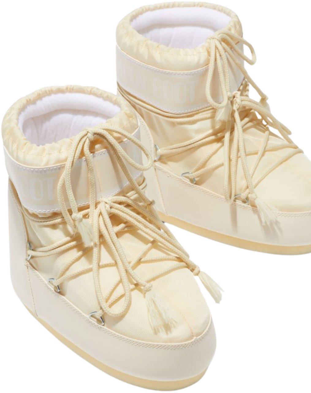 Moon Boot Moon Boot Mb Icon Low Nylon Boots Creme 80d1409340 Beige
