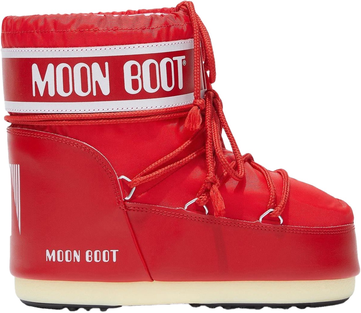 Moon Boot Dames Icon Low Nylon Rood Rood