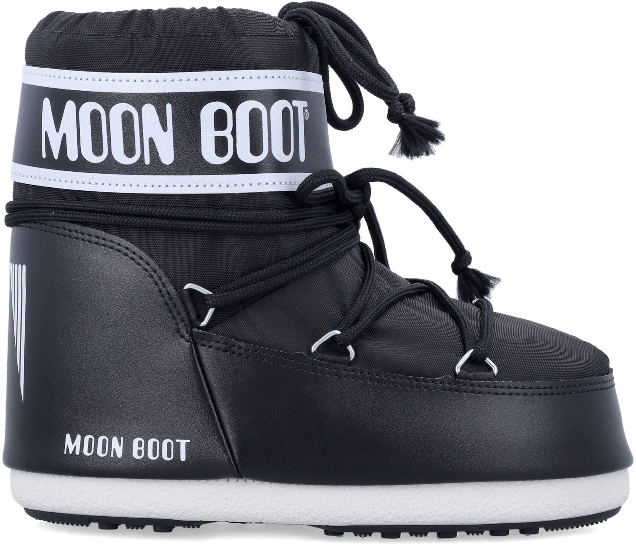 Moon Boot Icon Low Nylon Nero Zwart