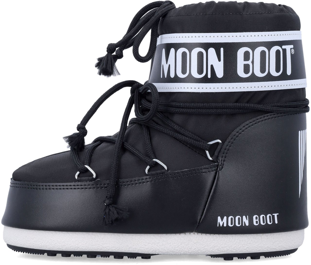 Moon Boot Icon Low Nylon Nero Zwart