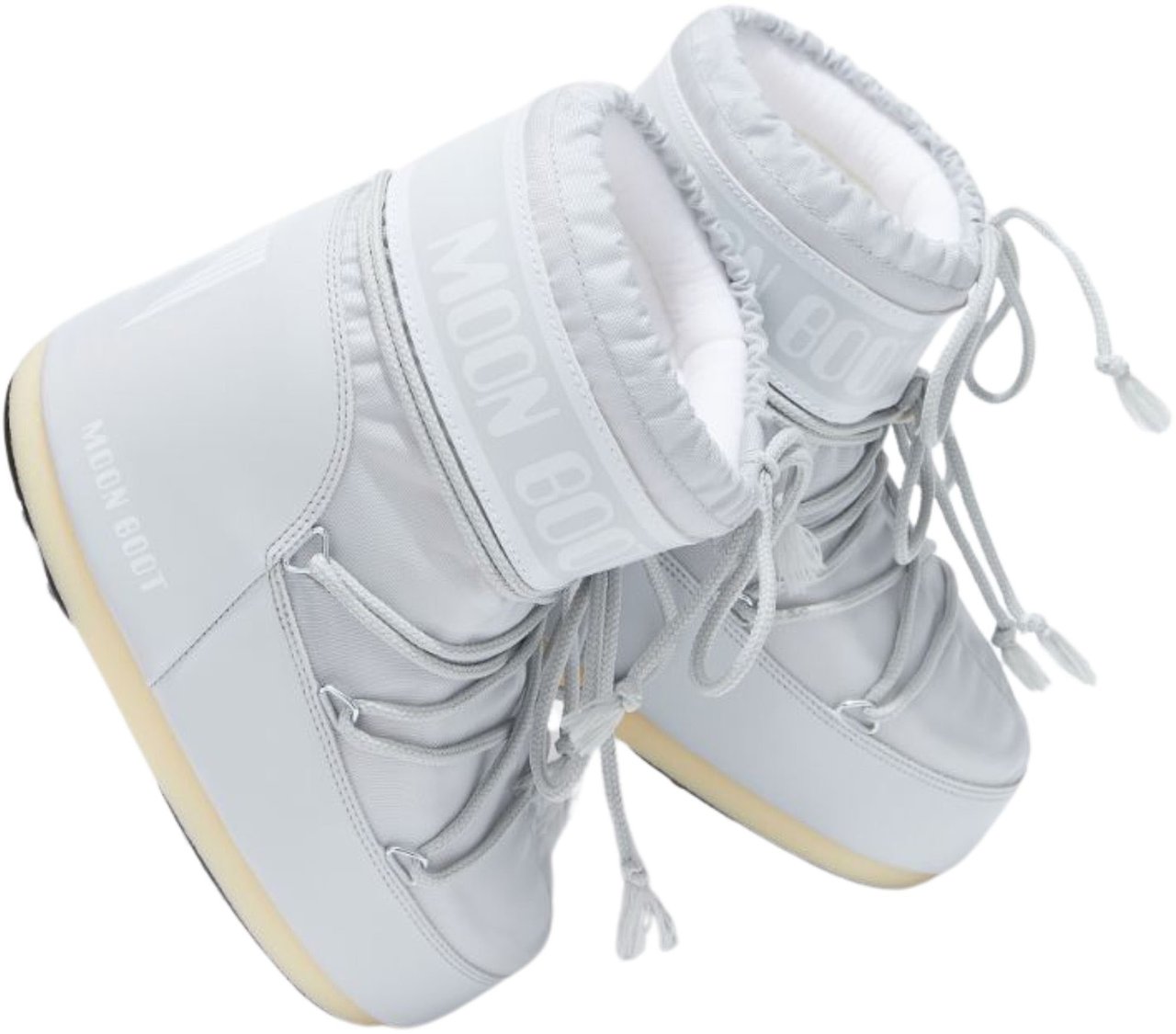 Moon Boot Moon Boot Mb Icon Low Nylon Boots Lichtgrijs 80d1409340 Grijs